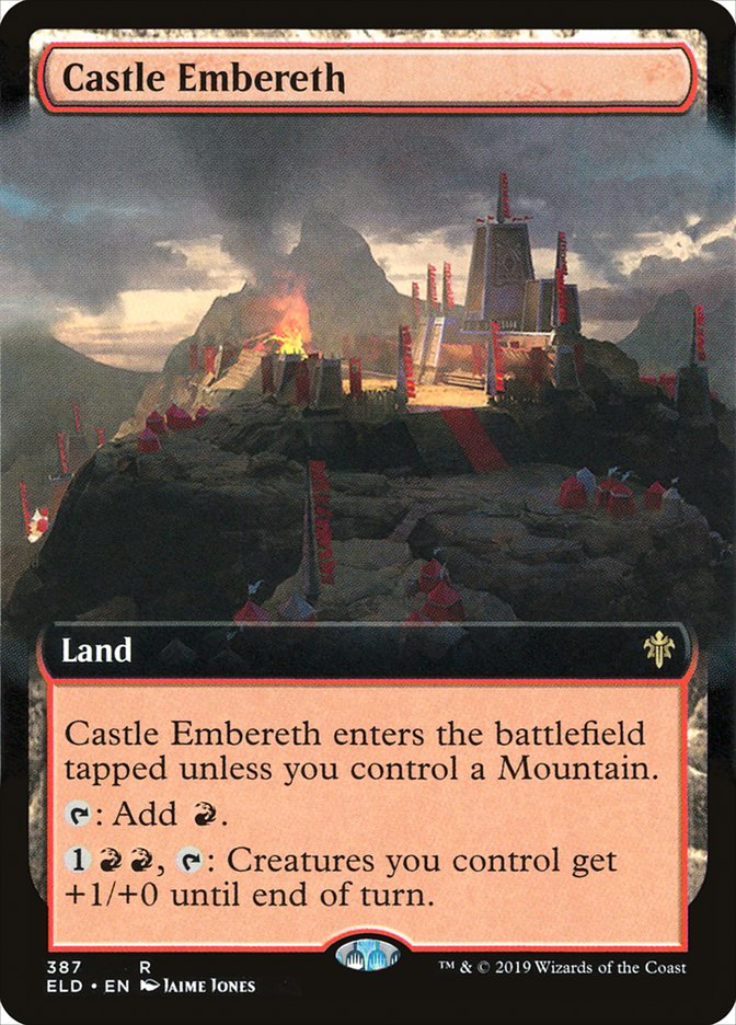Castle Embereth (Extended Art) [Throne of Eldraine] | Rock City Comics