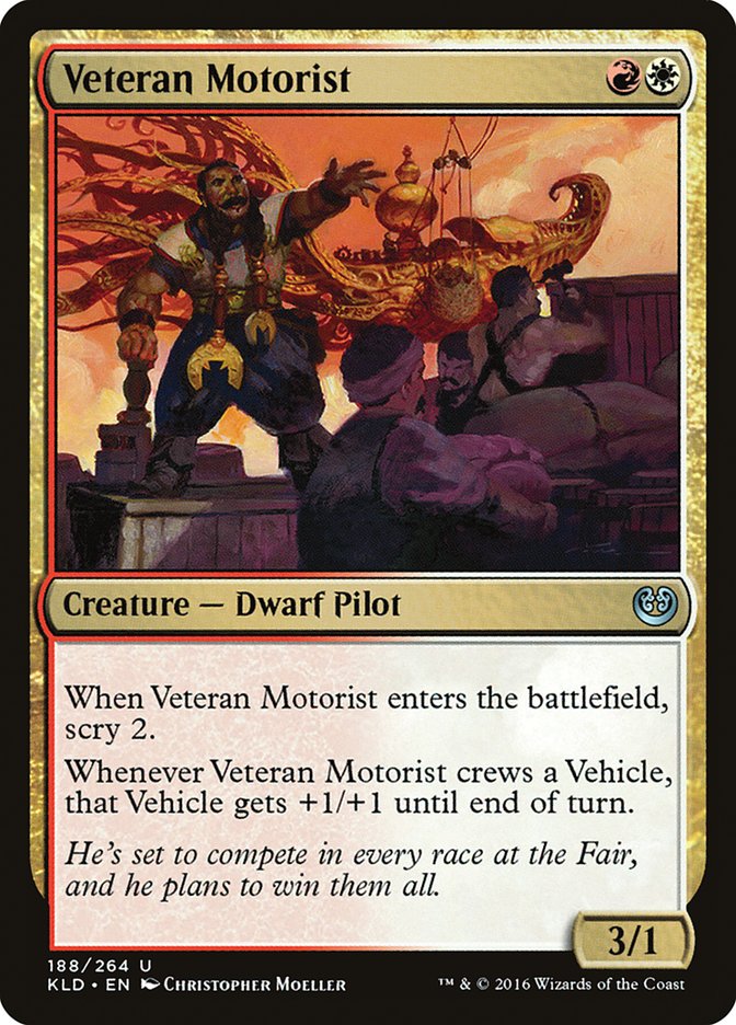 Veteran Motorist [Kaladesh] | Rock City Comics