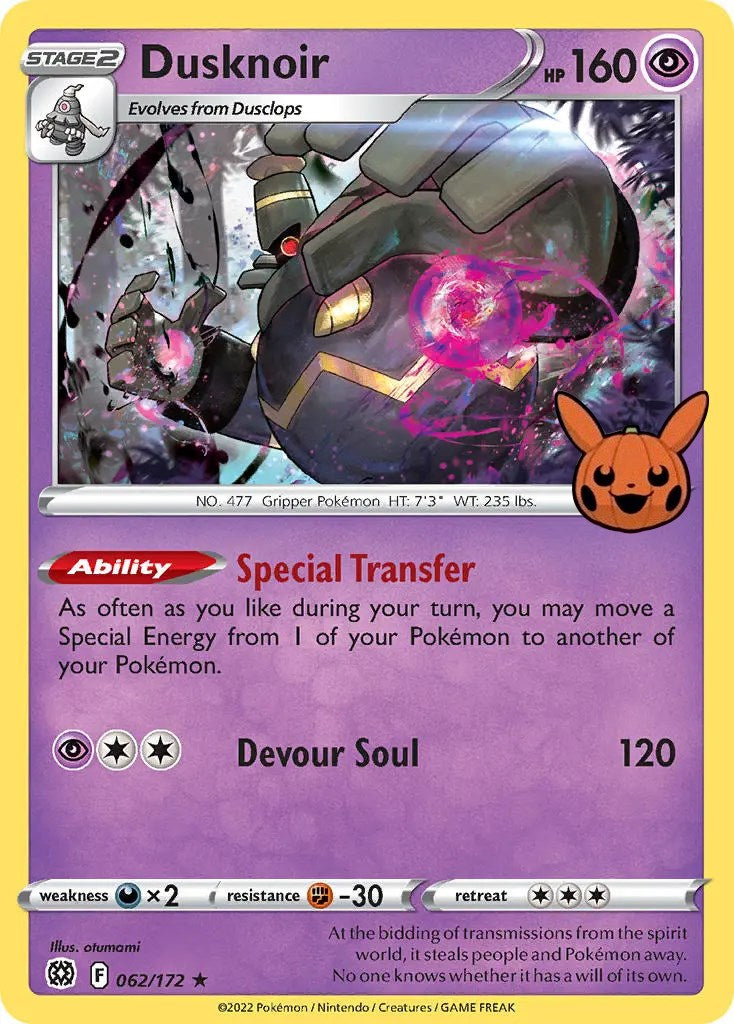 Dusknoir (062/172) [Trick or Trade] | Rock City Comics