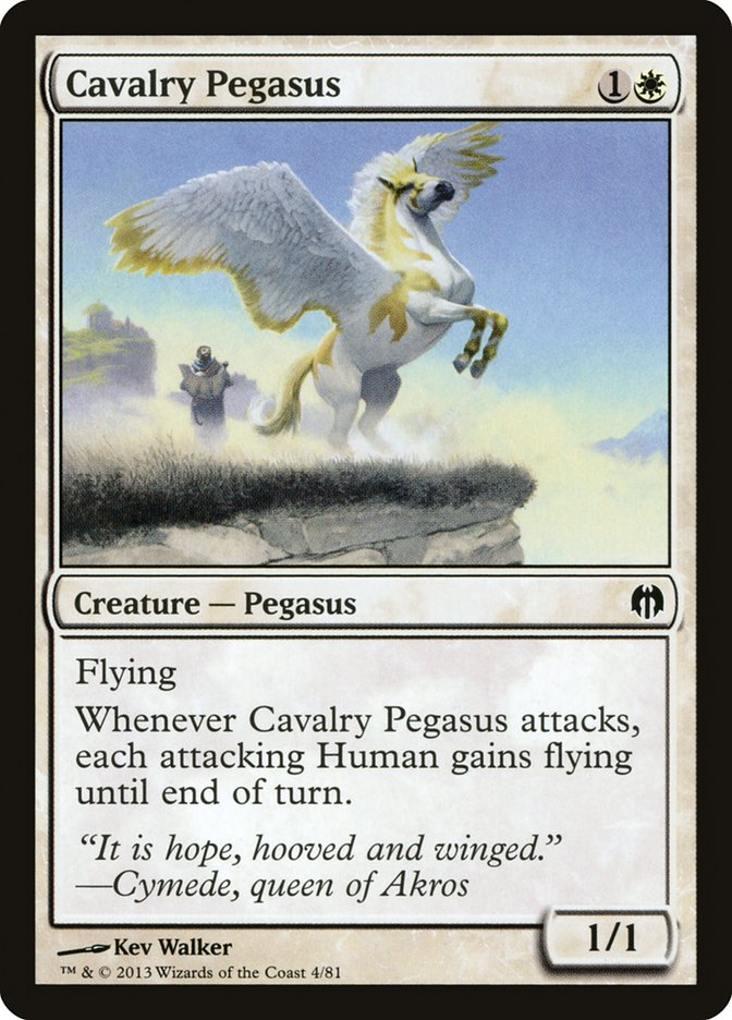 Cavalry Pegasus [Duel Decks: Heroes vs. Monsters] | Rock City Comics