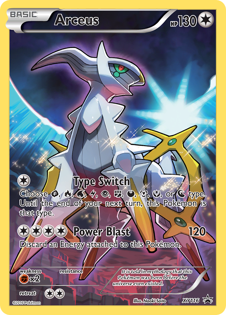 Arceus (XY116) [XY: Black Star Promos] | Rock City Comics