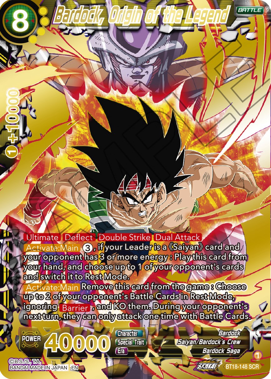 Bardock, Origin of the Legend (BT18-148) [Dawn of the Z-Legends] | Rock City Comics