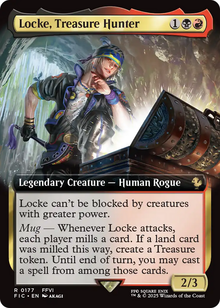 Locke, Treasure Hunter (Extended Art) [FINAL FANTASY Commander] | Rock City Comics