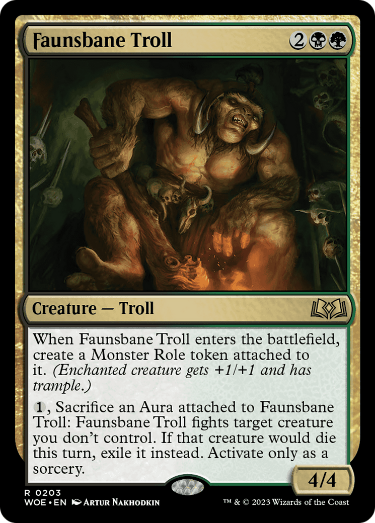 Faunsbane Troll [Wilds of Eldraine] | Rock City Comics