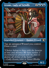 Azami, Lady of Scrolls (Foil Etched) [Commander Masters] | Rock City Comics