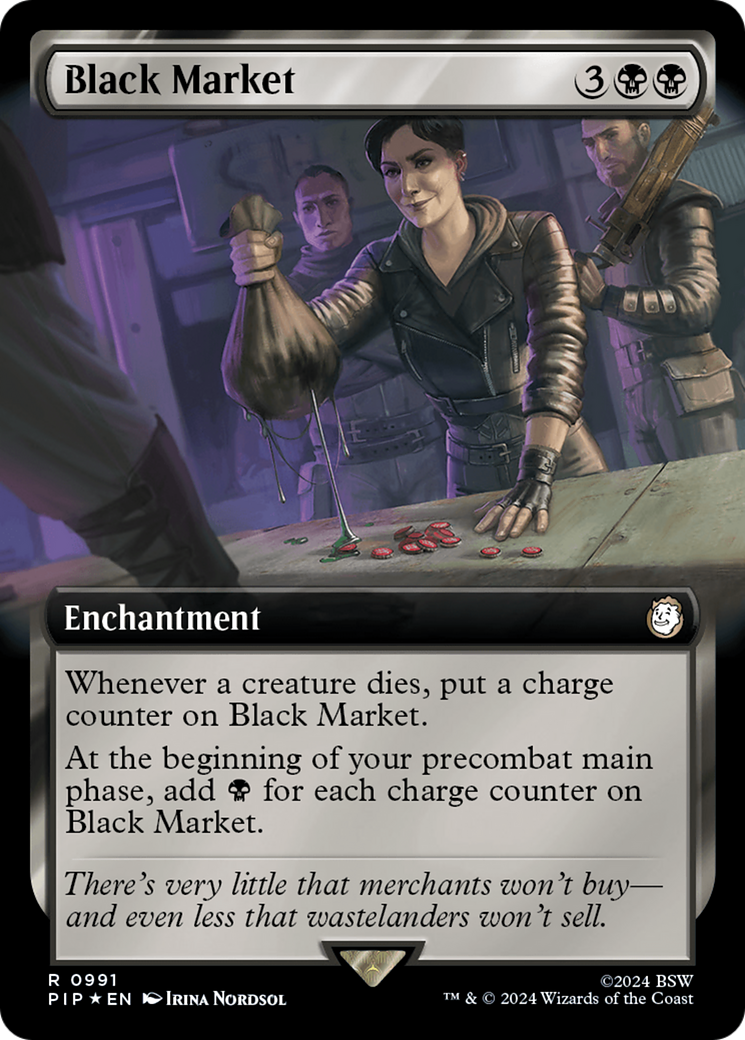 Black Market (Extended Art) (Surge Foil) [Fallout] | Rock City Comics