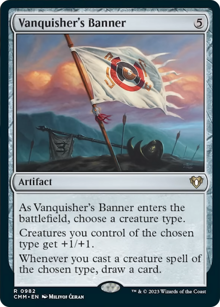 Vanquisher's Banner [Commander Masters] | Rock City Comics