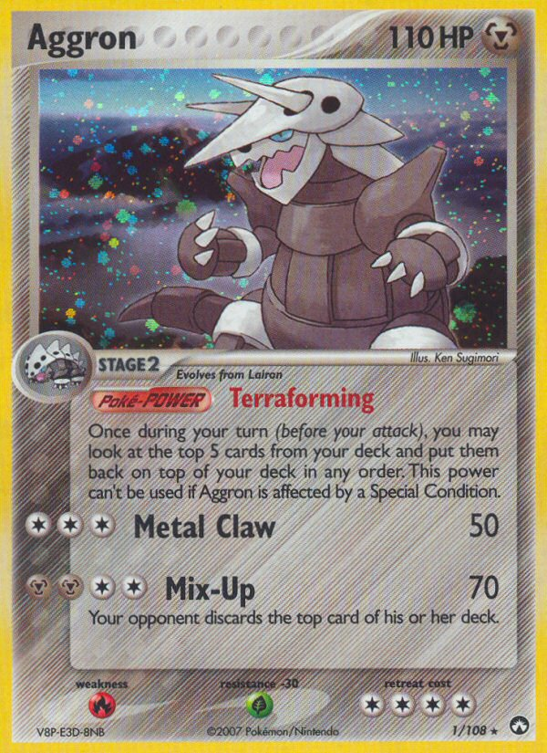 Aggron (1/108) [EX: Power Keepers] | Rock City Comics