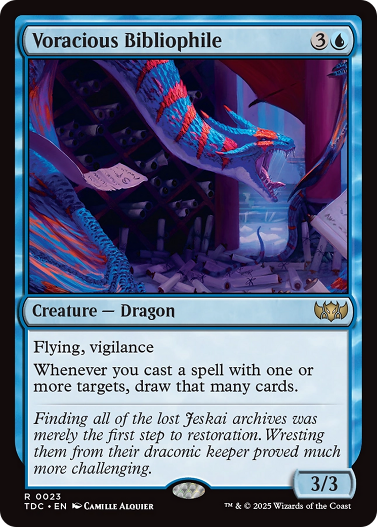 Voracious Bibliophile [Tarkir: Dragonstorm Commander] | Rock City Comics