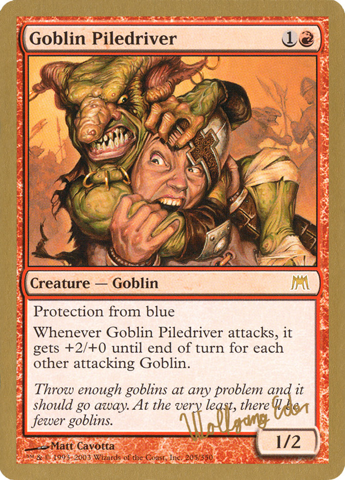 Goblin Piledriver (Wolfgang Eder) [World Championship Decks 2003] | Rock City Comics