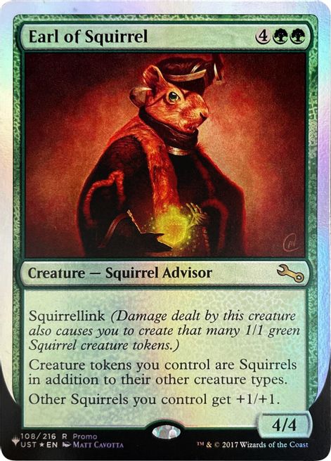 Earl of Squirrel (Unfinity Foil Edition) [The List] | Rock City Comics