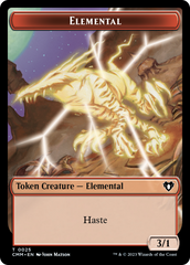 Thopter // Elemental (0025) Double-Sided Token [Commander Masters Tokens] | Rock City Comics