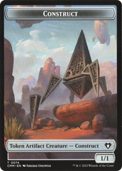 Thopter // Construct (0074) Double-Sided Token [Commander Masters Tokens] | Rock City Comics