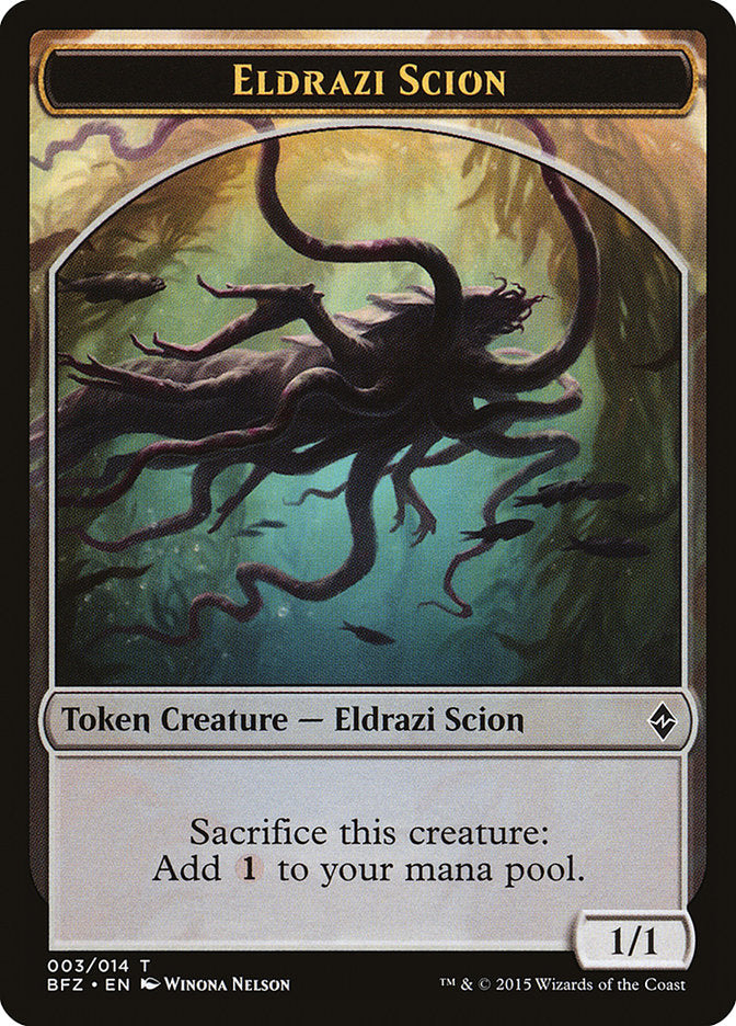 Eldrazi Scion Token (003/014) [Battle for Zendikar Tokens] | Rock City Comics