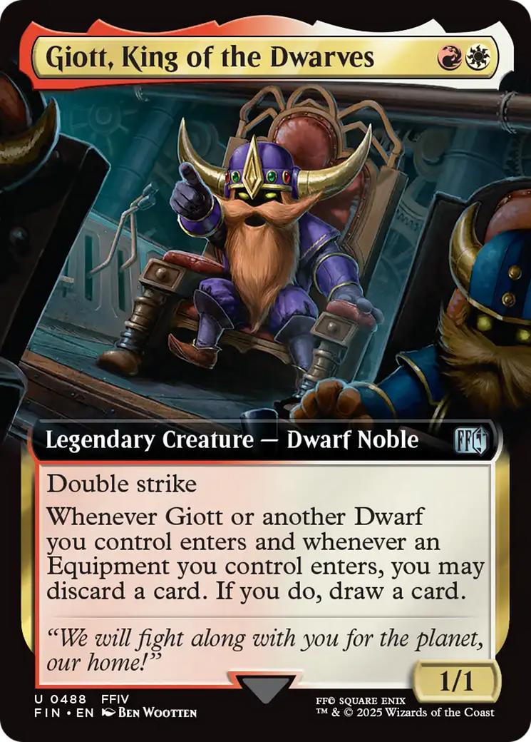 Giott, King of the Dwarves (Extended Art) [FINAL FANTASY] | Rock City Comics