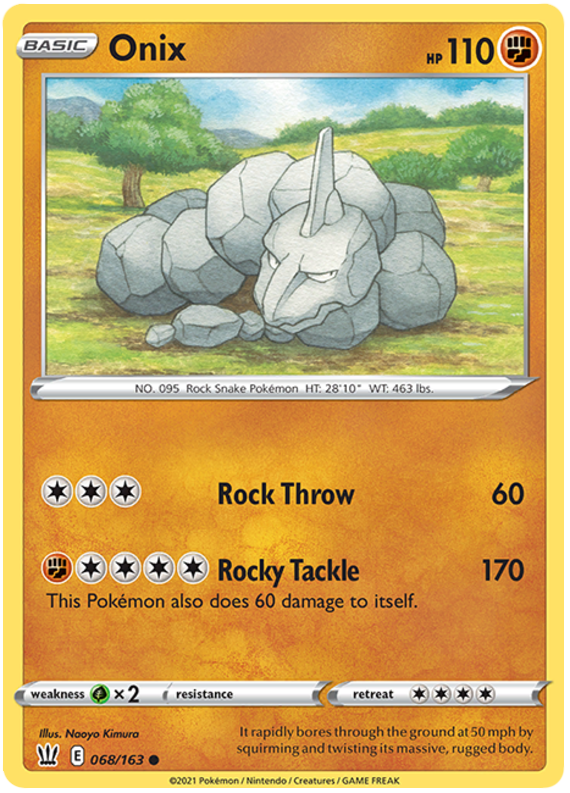 Onix (068/163) [Sword & Shield: Battle Styles] | Rock City Comics