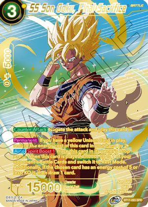 SS Son Goku, Final Sacrifice (SPR) (BT17-093) [Ultimate Squad] | Rock City Comics