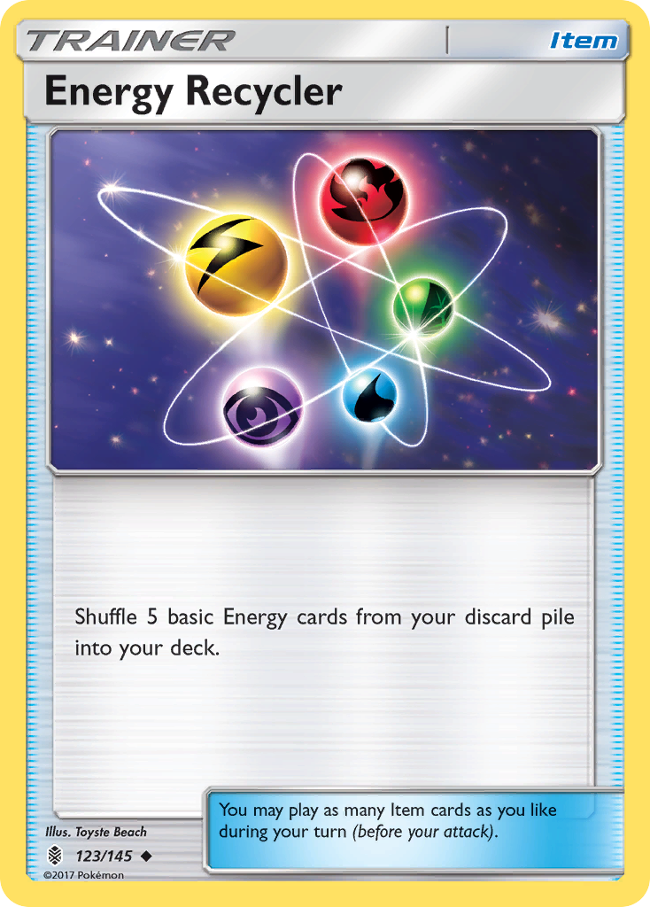 Energy Recycler (123/145) [Sun & Moon: Guardians Rising] | Rock City Comics