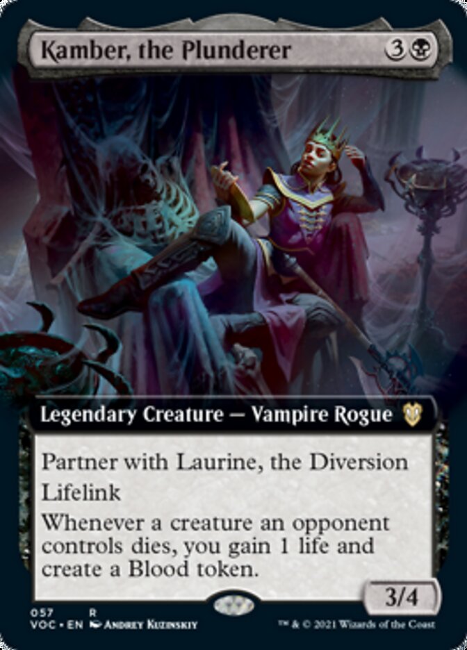 Kamber, the Plunderer (Extended Art) [Innistrad: Crimson Vow Commander] | Rock City Comics