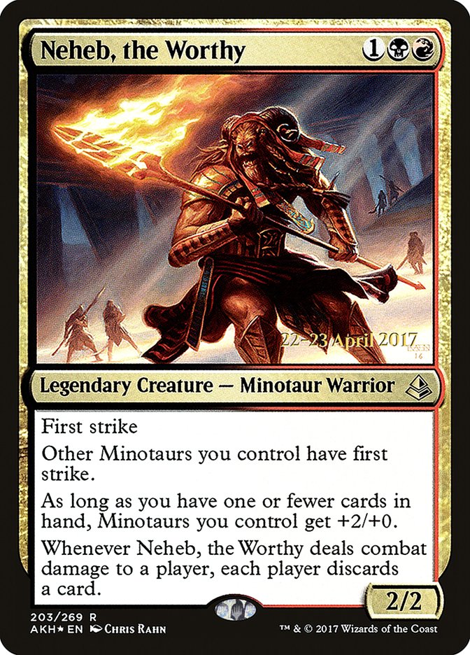 Neheb, the Worthy [Amonkhet Prerelease Promos] | Rock City Comics
