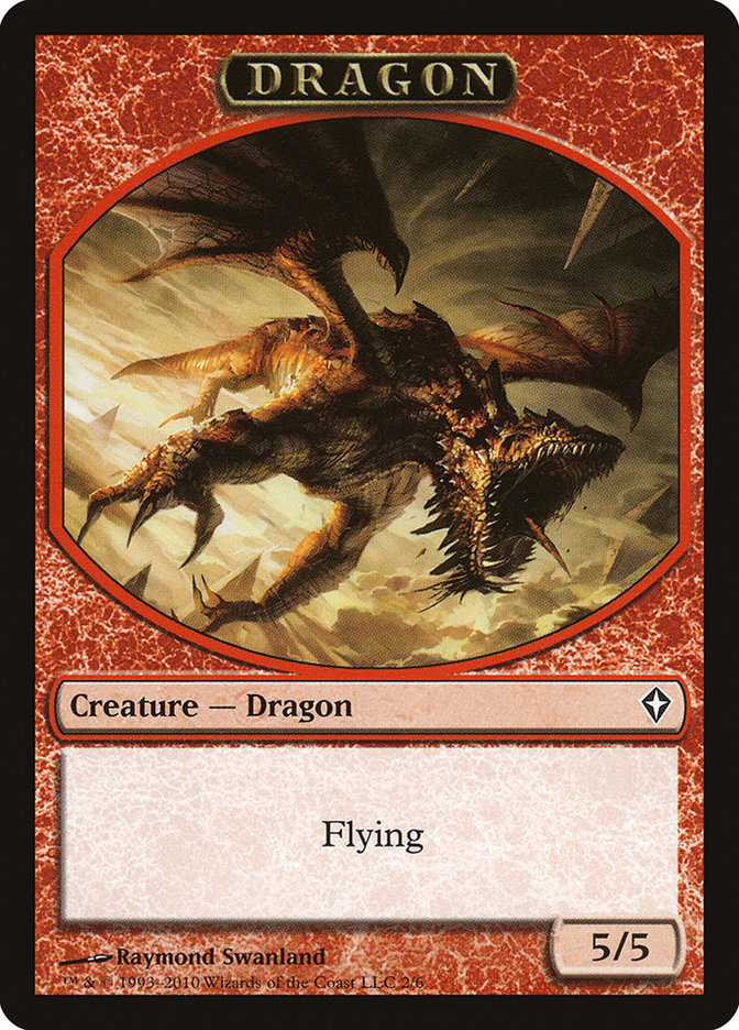 Dragon Token [Worldwake Tokens] | Rock City Comics