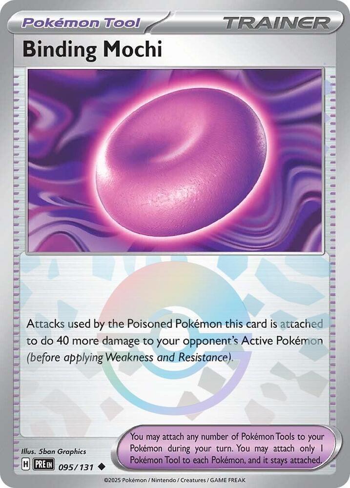 Binding Mochi (095/131) (Poke Ball Pattern) [Scarlet & Violet: Prismatic Evolutions] | Rock City Comics