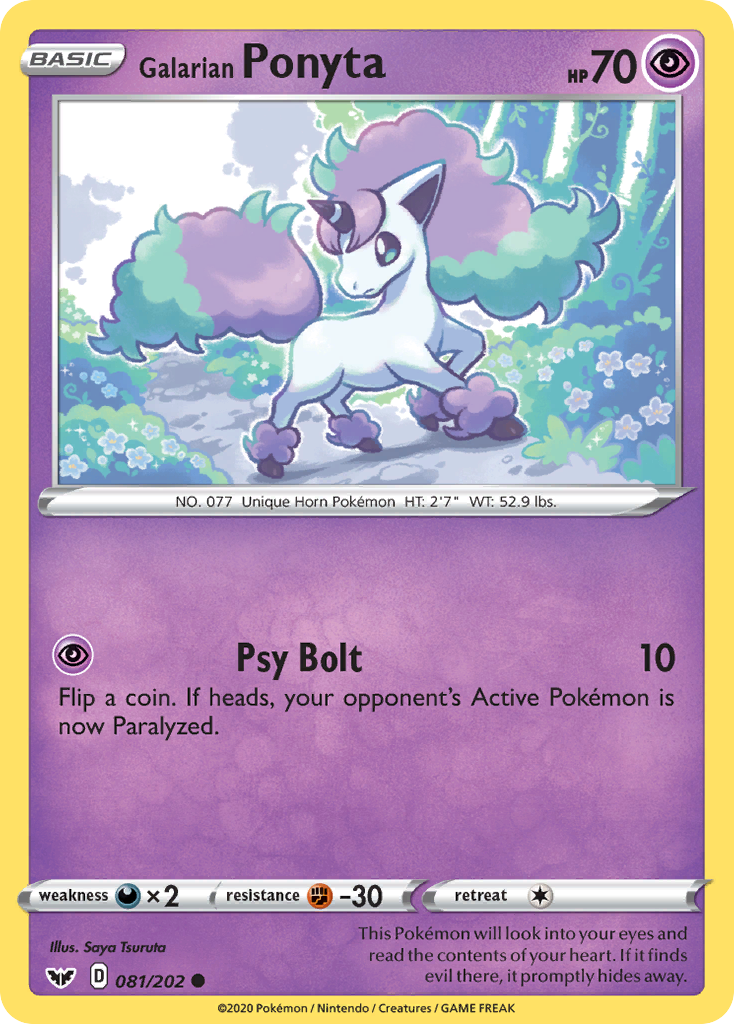 Galarian Ponyta (081/202) [Sword & Shield: Base Set] | Rock City Comics