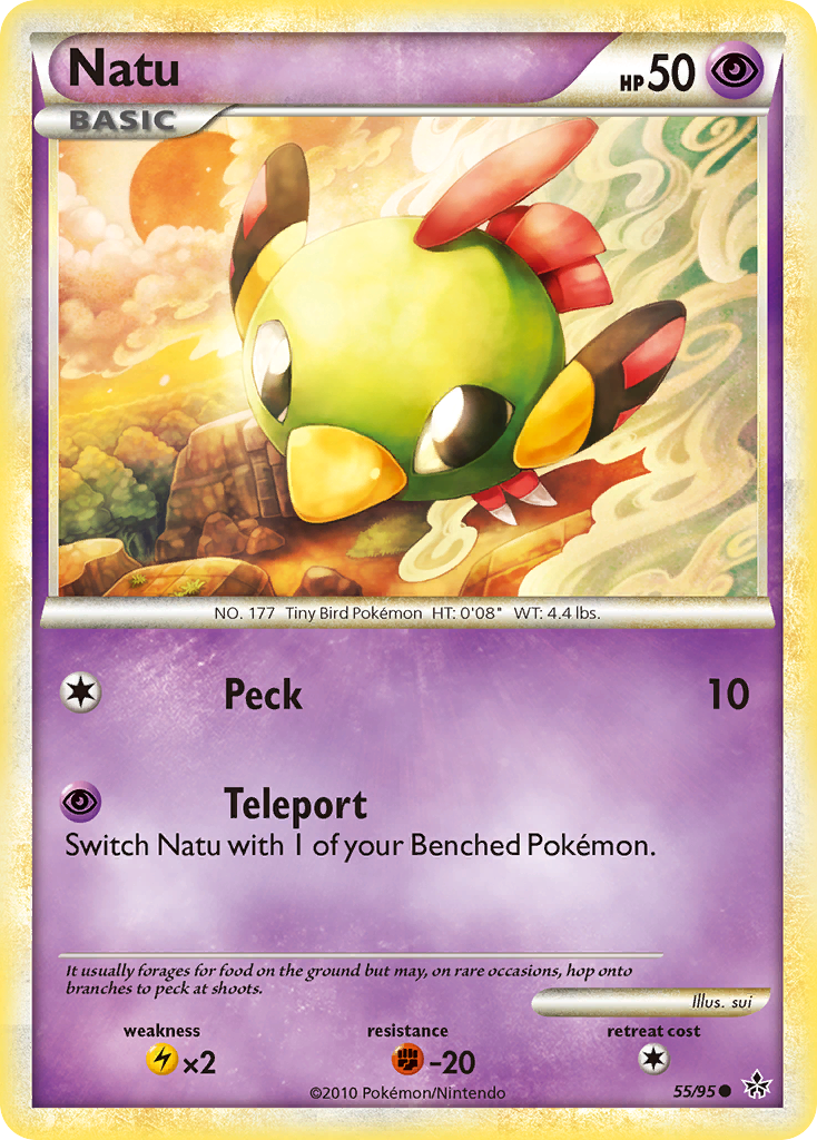 Natu (55/95) [HeartGold & SoulSilver: Unleashed] | Rock City Comics