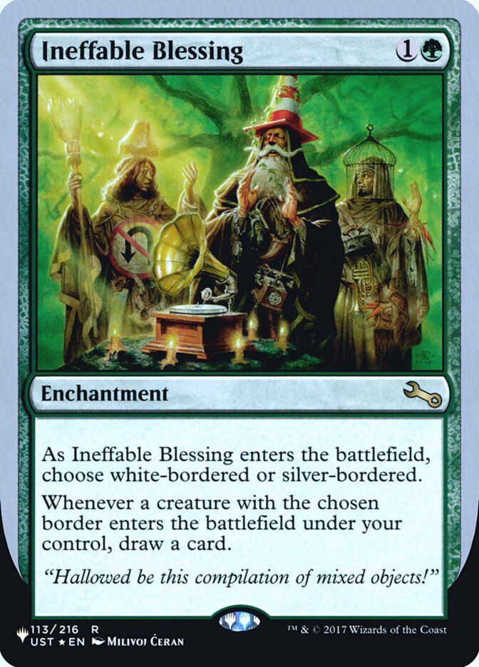 Ineffable Blessing (Bordered) (Unfinity Foil Edition) [The List] | Rock City Comics