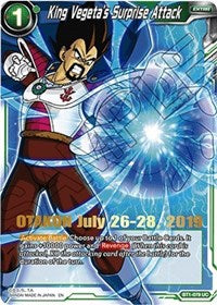 King Vegeta's Surprise Attack (OTAKON 2019) (BT1-079) [Promotion Cards] | Rock City Comics