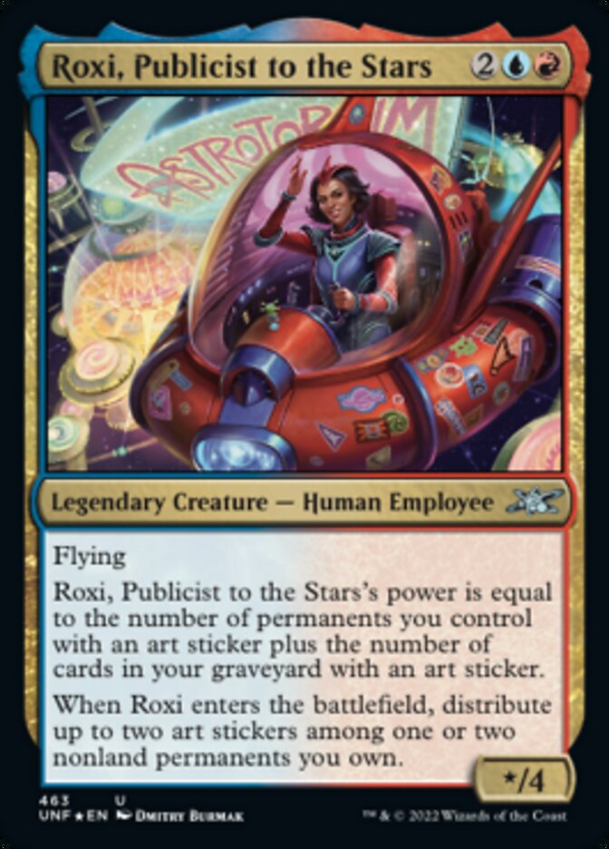 Roxi, Publicist to the Stars (Galaxy Foil) [Unfinity] | Rock City Comics