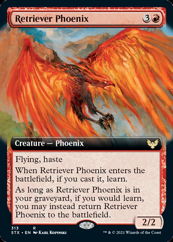 Retriever Phoenix (Extended Art) [Strixhaven: School of Mages] | Rock City Comics