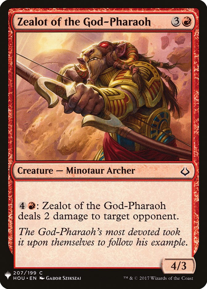 Zealot of the God-Pharaoh [Mystery Booster] | Rock City Comics