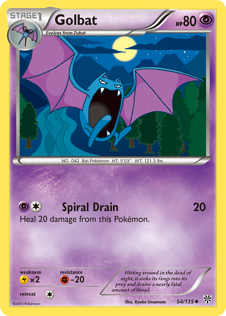 Golbat (54/135) [Black & White: Plasma Storm] | Rock City Comics
