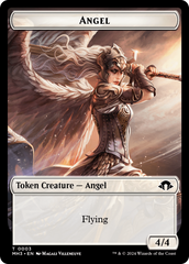 Eldrazi Spawn // Angel Double-Sided Token [Modern Horizons 3 Tokens] | Rock City Comics