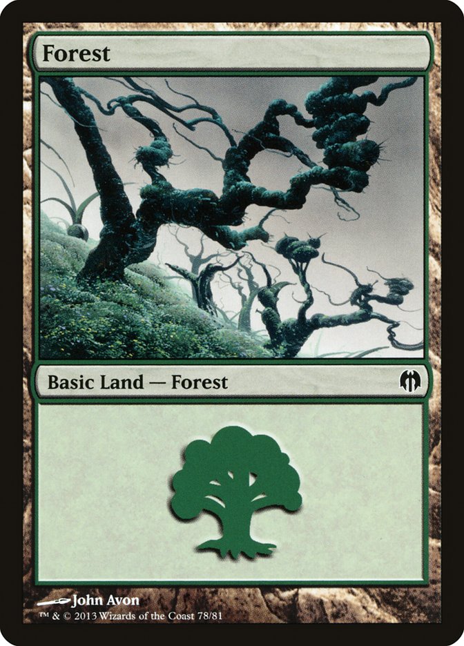 Forest (78) [Duel Decks: Heroes vs. Monsters] | Rock City Comics