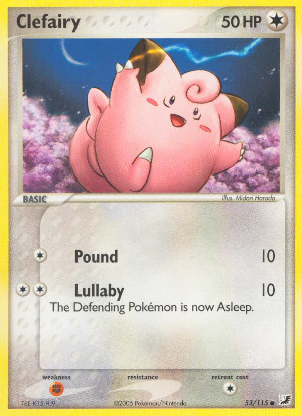 Clefairy (53/115) [EX: Unseen Forces] | Rock City Comics