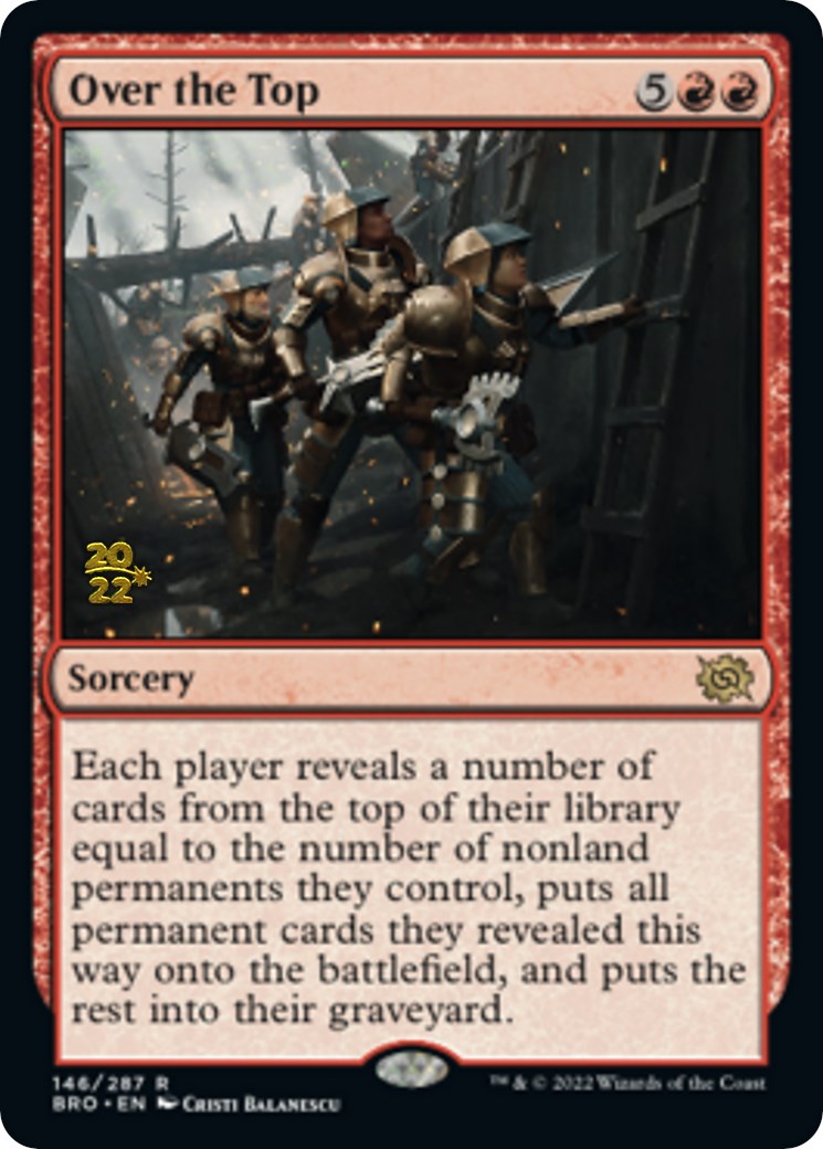Over the Top [The Brothers' War Prerelease Promos] | Rock City Comics