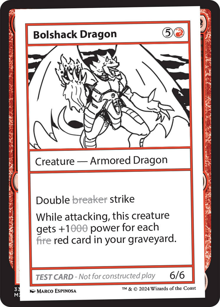 Bolshack Dragon [Mystery Booster 2 Playtest Cards] | Rock City Comics