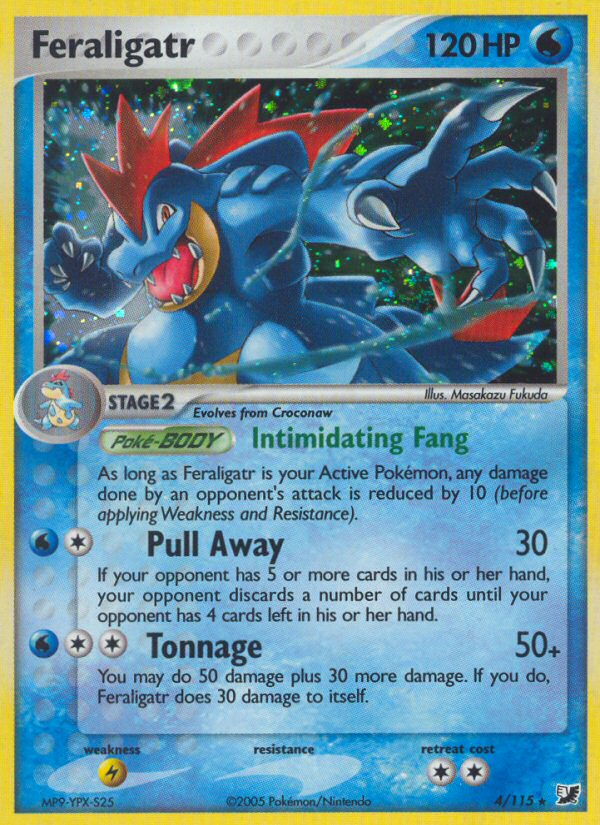 Feraligatr (4/115) [EX: Unseen Forces] | Rock City Comics