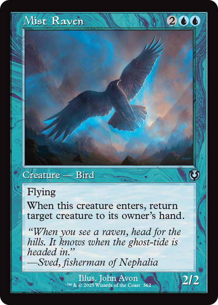 Mist Raven (Retro Frame) [Innistrad Remastered] | Rock City Comics
