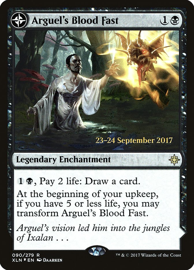 Arguel's Blood Fast // Temple of Aclazotz [Ixalan Prerelease Promos] | Rock City Comics