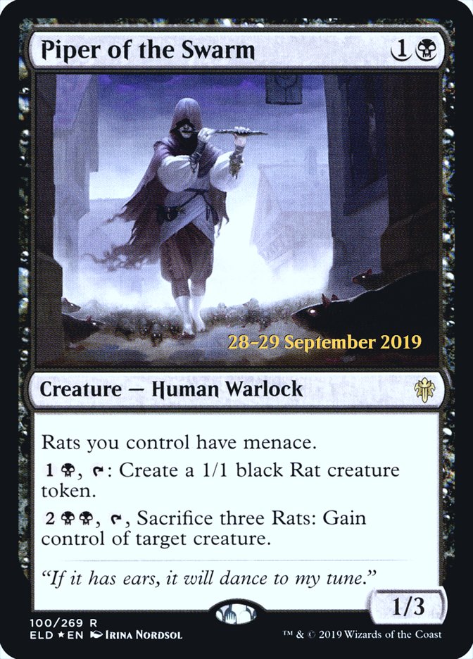Piper of the Swarm [Throne of Eldraine Prerelease Promos] | Rock City Comics