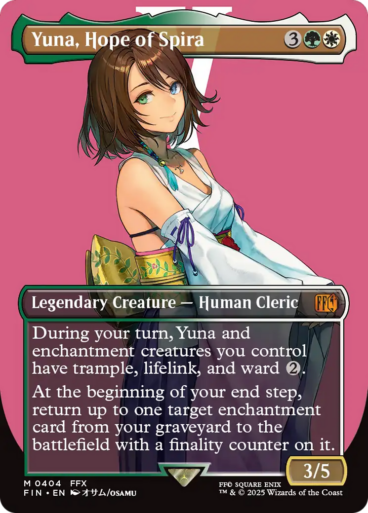 Yuna, Hope of Spira (Borderless) [FINAL FANTASY] | Rock City Comics
