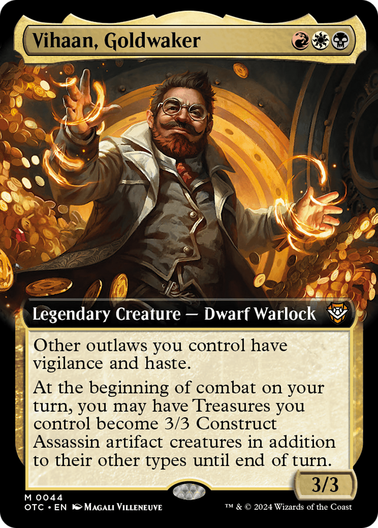 Vihaan, Goldwaker (Extended Art) [Outlaws of Thunder Junction Commander] | Rock City Comics