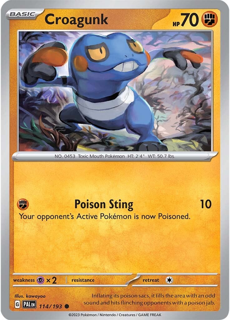 Croagunk (114/193) [Scarlet & Violet: Paldea Evolved] | Rock City Comics