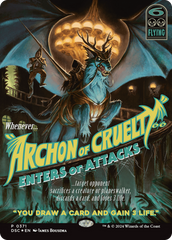 Archon of Cruelty (Showcase) [Duskmourn: House of Horror Commander] | Rock City Comics