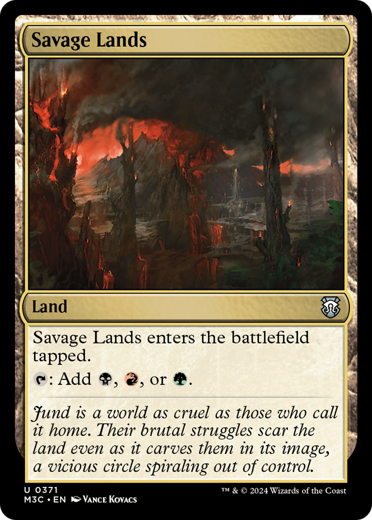 Savage Lands (Ripple Foil) [Modern Horizons 3 Commander] | Rock City Comics