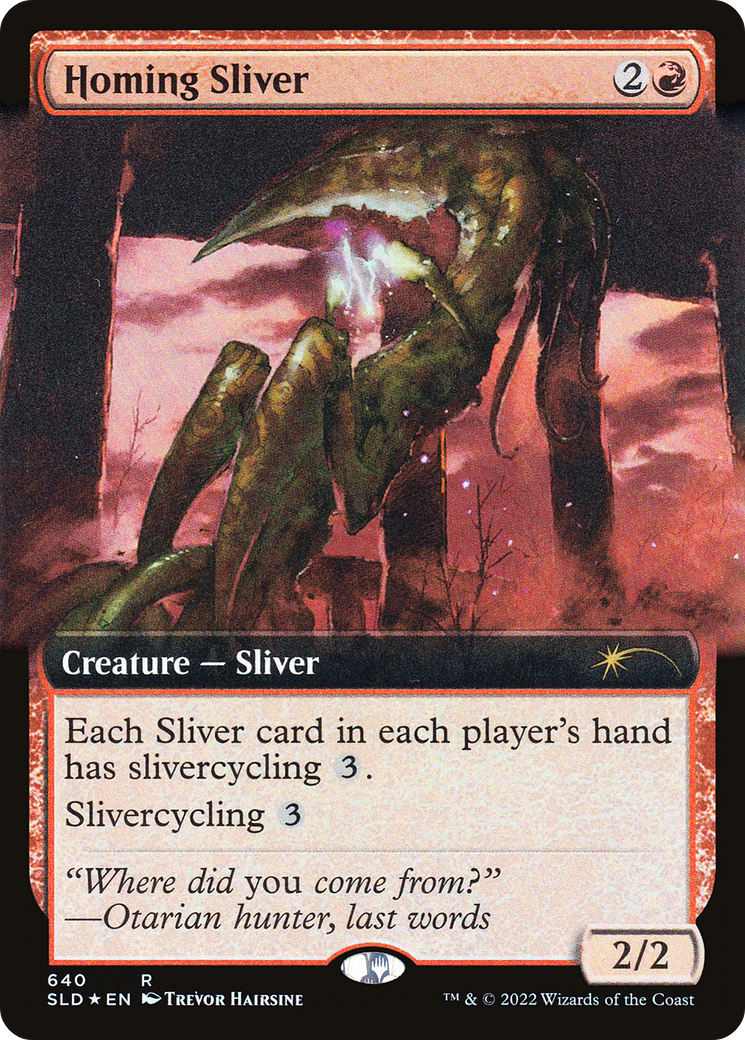 Homing Sliver (Extended Art) [Secret Lair Drop Promos] | Rock City Comics