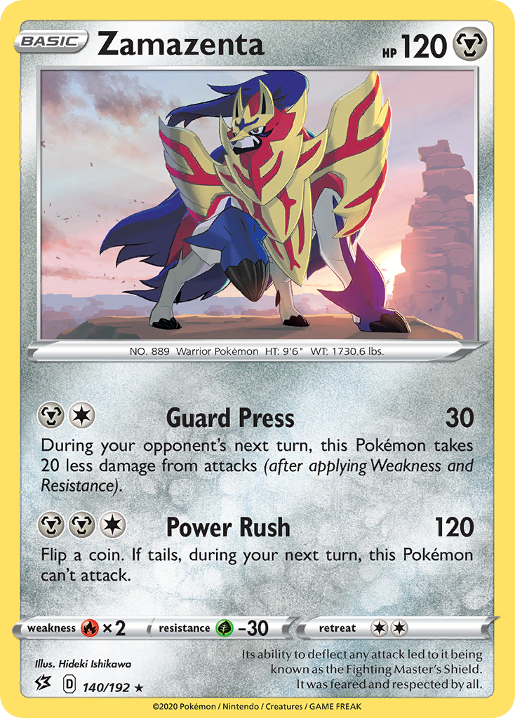 Zamazenta (140/192) [Sword & Shield: Rebel Clash] | Rock City Comics